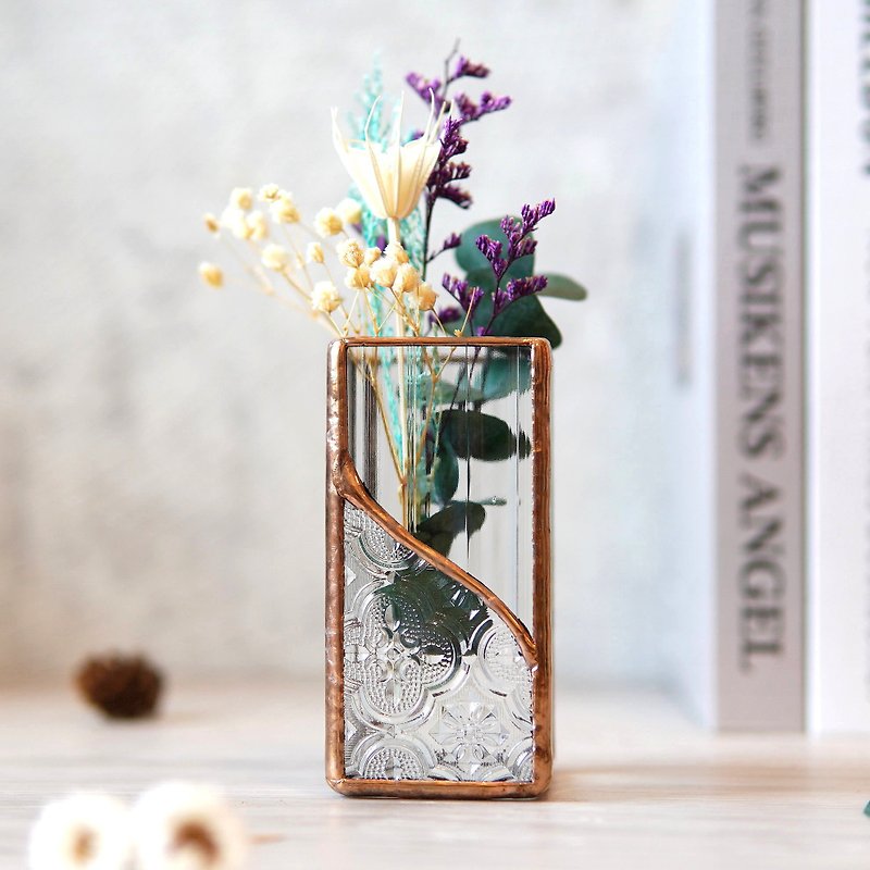 [Refurbished] Handmade flower utensils/vases/pen holders/inlaid glass - เซรามิก - วัสดุอื่นๆ หลากหลายสี