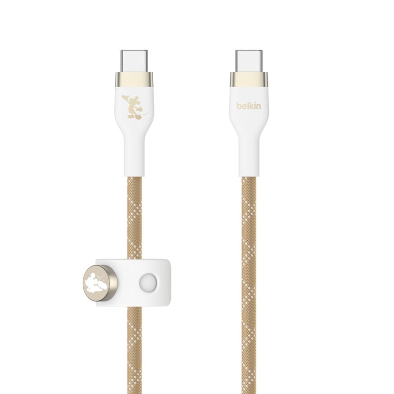 BoostCharge Pro Flex USB-C 至 USB-C 編織連接線Star Mickey - 手機配件 - 其他材質 