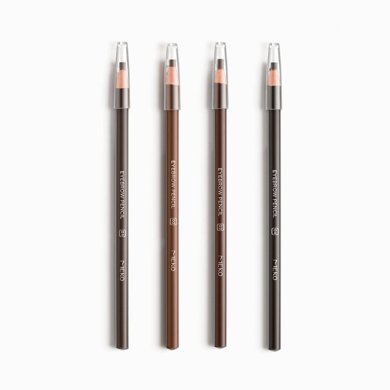 MEKO Meifeisewu professional thread-removing eyebrow pencil (four colors in total) - ที่เขียนตา/คิ้ว - วัสดุอื่นๆ สีนำ้ตาล