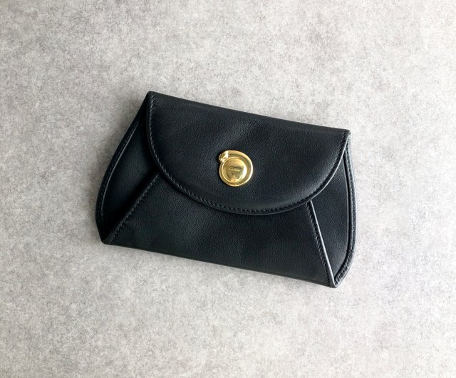 Cartier パンテール　ブラック レザー コインケース 日本直送 名牌中古包 】Cartier カルティエ 財布 ブラック