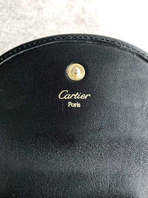 【未使用✨】カルティエ パンテール 付属品 コインケース レザー ブラック CRL3002079 - パンテール ドゥ カルティエ フラップ付