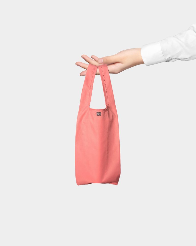 U1 reusable bag / Pinkoi Salmon - กระเป๋าถือ - เส้นใยสังเคราะห์ สึชมพู