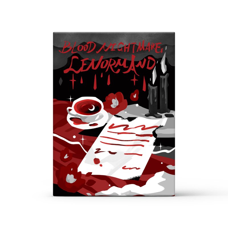 血夢雷諾曼利諾曼Blood Nightmare Lenormand - 桌遊/卡 Game - 紙 多色