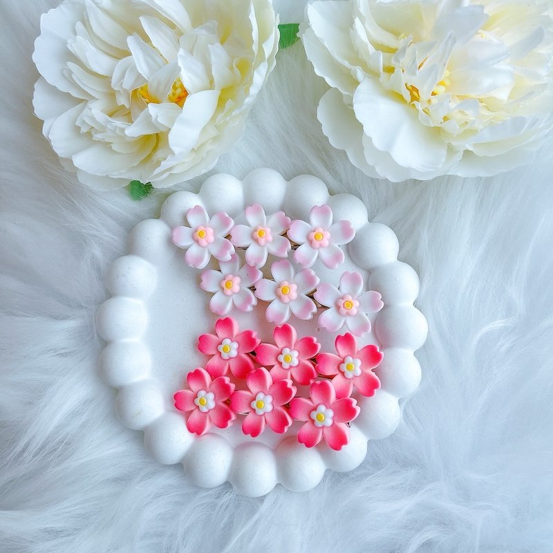 Sakura Hair Clip Japanese Style | Korean Hair Clip | Women's Fashion Hair Clip | Sakura Hair Clip - 髮夾/髮圈 - 塑膠 