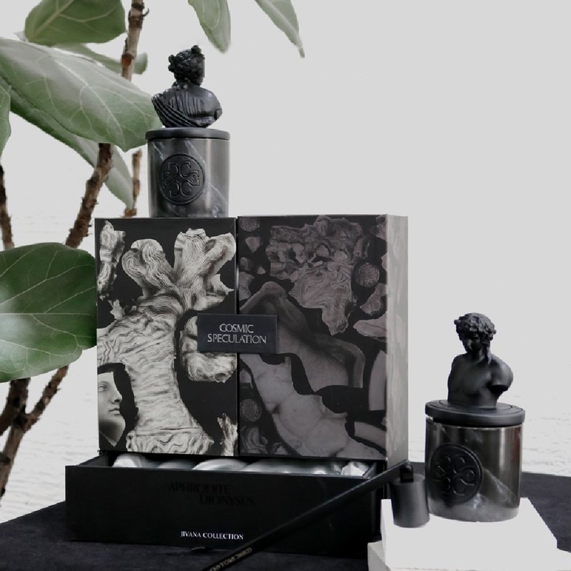 【福利品】浮生香氛禮盒 | 香氛蠟燭 - 香氛/精油/擴香 - 陶 黑色