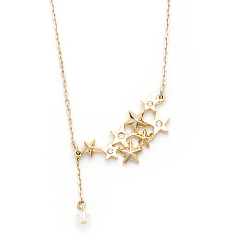[JewCas] Estrella necklace / JC2351 - Necklaces - Other Metals Gold