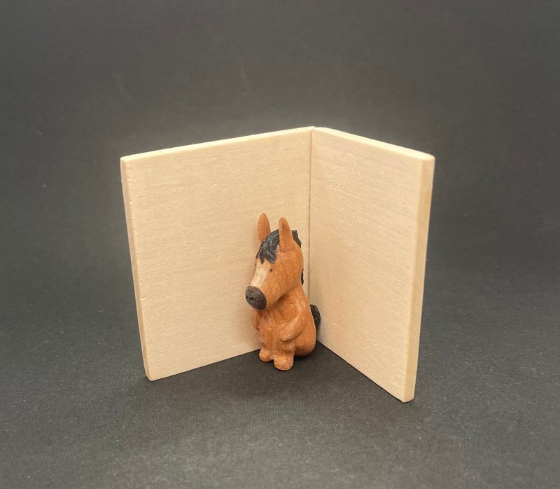 Feeling a bit down, I'll live in a corner. - Items for Display - Wood Brown