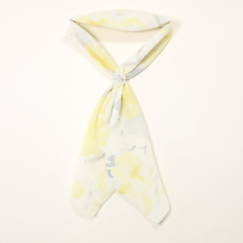 Retro scarf - Scarves - Polyester Yellow