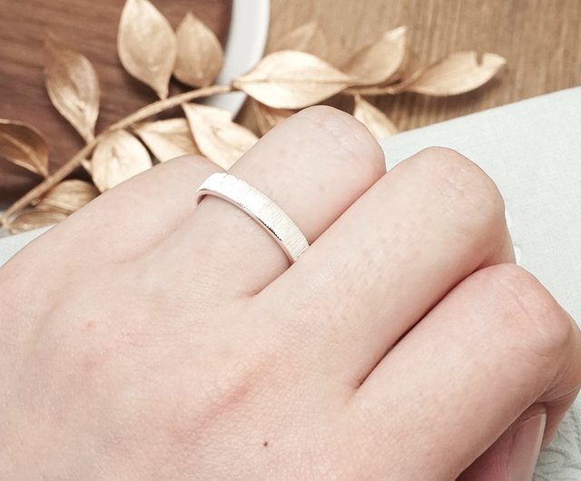 テクスチャシルバークラシックストレートデザイン925