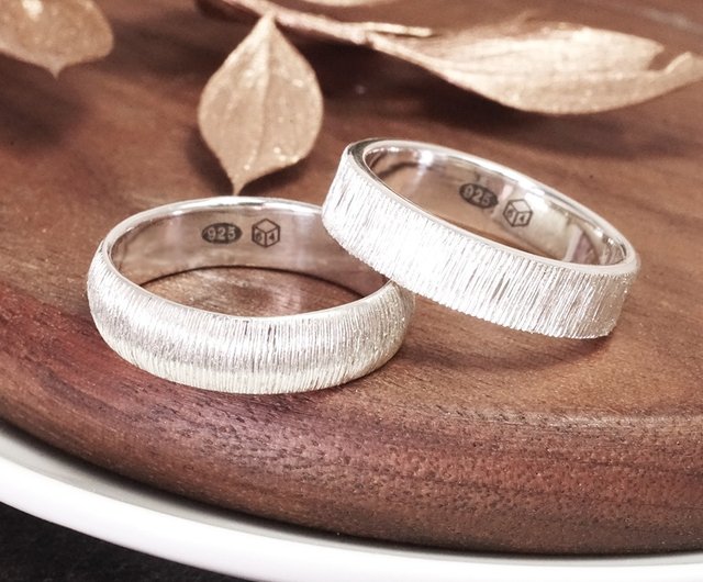 テクスチャシルバークラシックストレートデザイン925