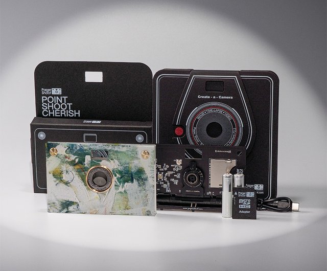 Paper Shoot デジタルトイカメラ Paper Shoot｜CROZ Vanguard Camera Set（クリア・透明・本体＋