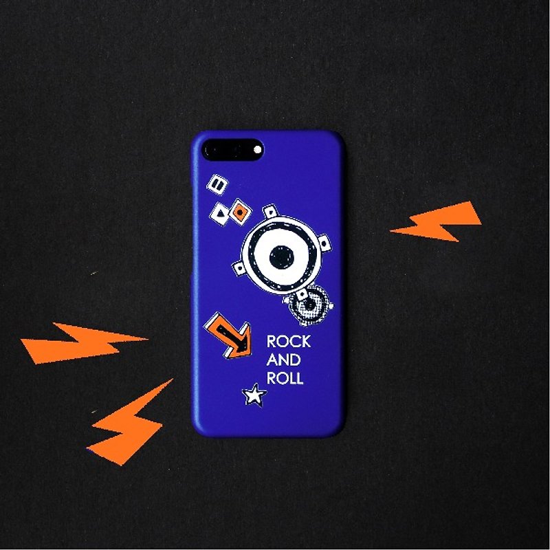 iPhone系列 搖滾Rock and Roll手機殼 /保護套 - 手機殼/手機套 - 塑膠 藍色