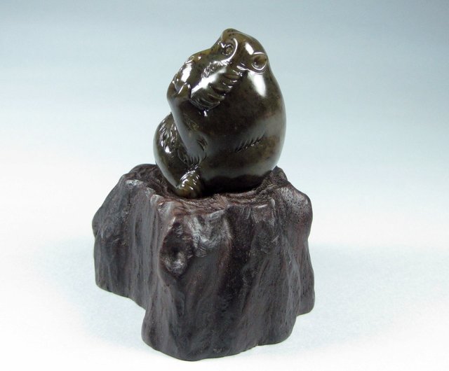 ライフシリーズの彫刻ビュー-スピリチュアルモンキー台湾ゴマ餅