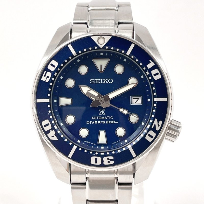 【日本直送 中古美品】セイコー SEIKO 腕時計 6R15-00G0 プロスペックス ダイバースキューバ ステンレススチール シルバー 自動巻き メンズ - 女錶 - 不鏽鋼 銀色