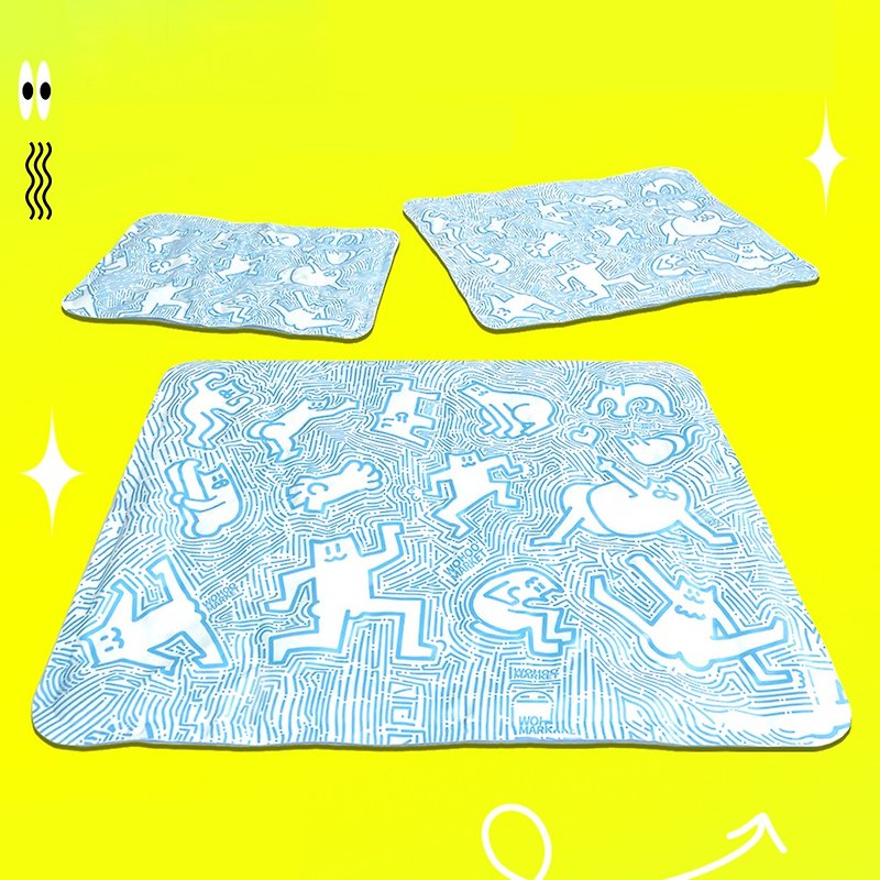 Pretty butt ice mat to relieve summer heat and cool down mat cat litter dog litter mat - Bedding & Cages - Other Materials 