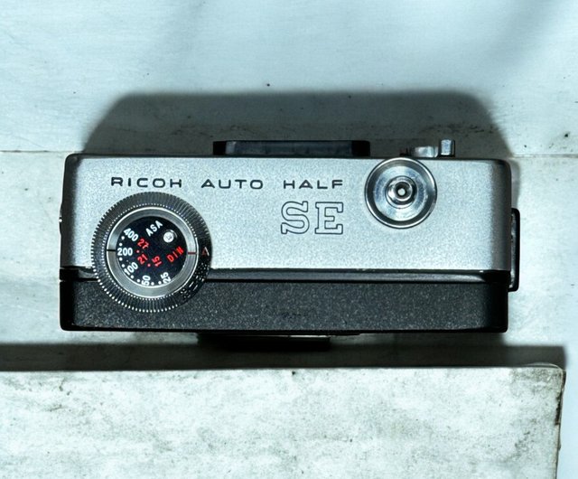 RICOH half AUTO HALF E リコーオートハーフ シルバーグリーン