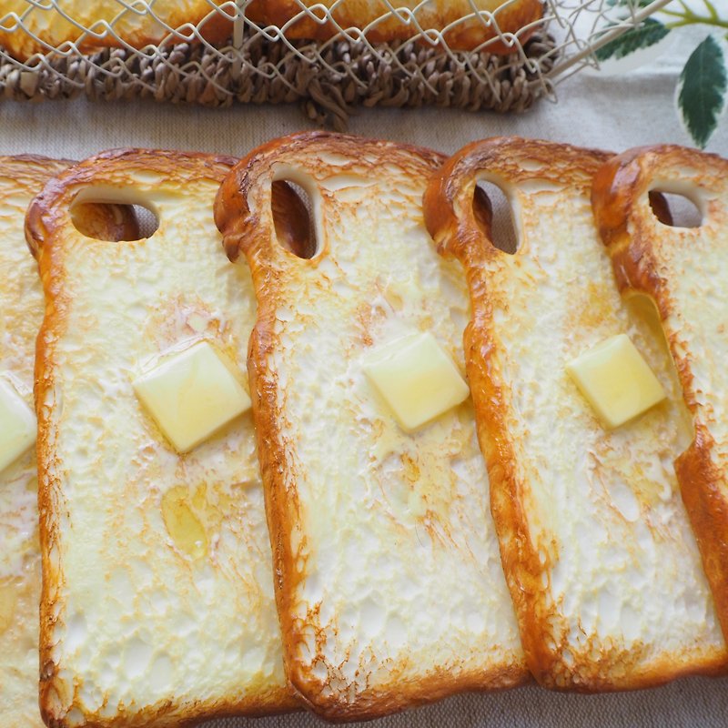 iPhone11  butter toast iPhone case - 手機殼/手機套 - 黏土 咖啡色