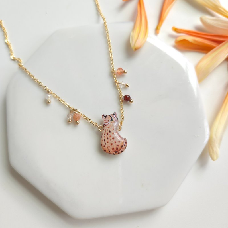 【動物たち No.056】台湾マウンテンキャット . ネックレス - ネックレス - レジン 