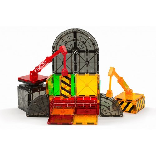 Magnatiles x 畢卡索 x 國家地理 x jellystone Magna-Tiles 磁力積木32片-工程基地