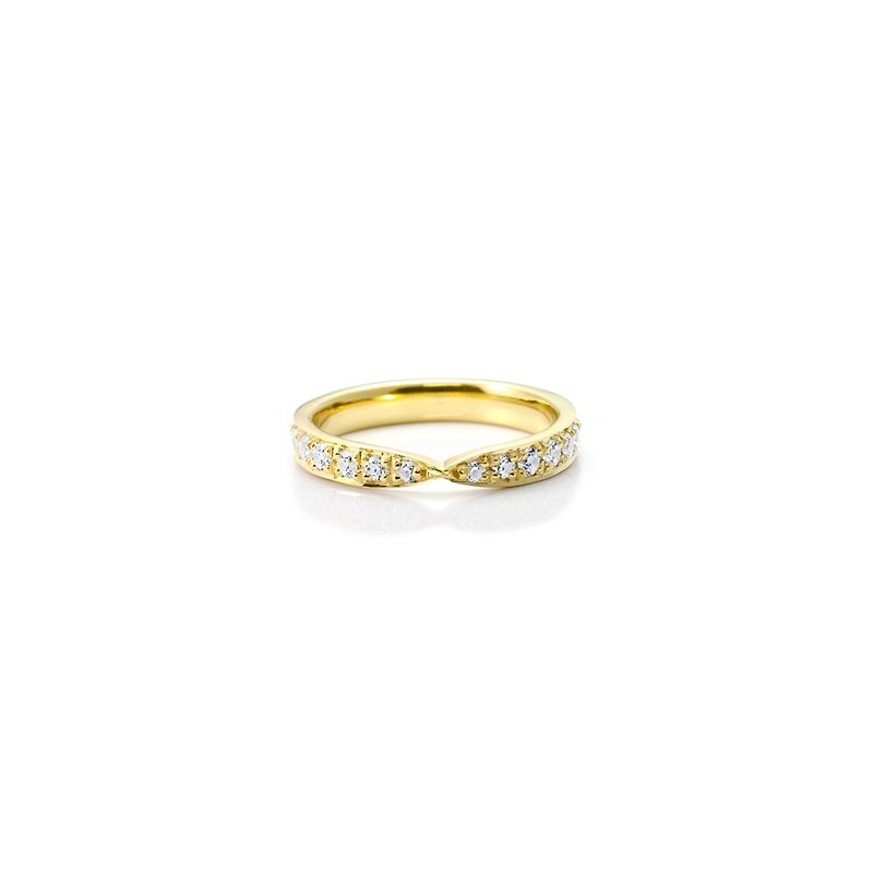 Precious Metals General Rings Gold - Baby Ring【Infinity Eternity 19 diamond】10K