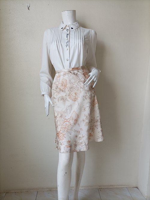 cvintageland Vintage Hartford Floral Mini Skirt Size S waist 24