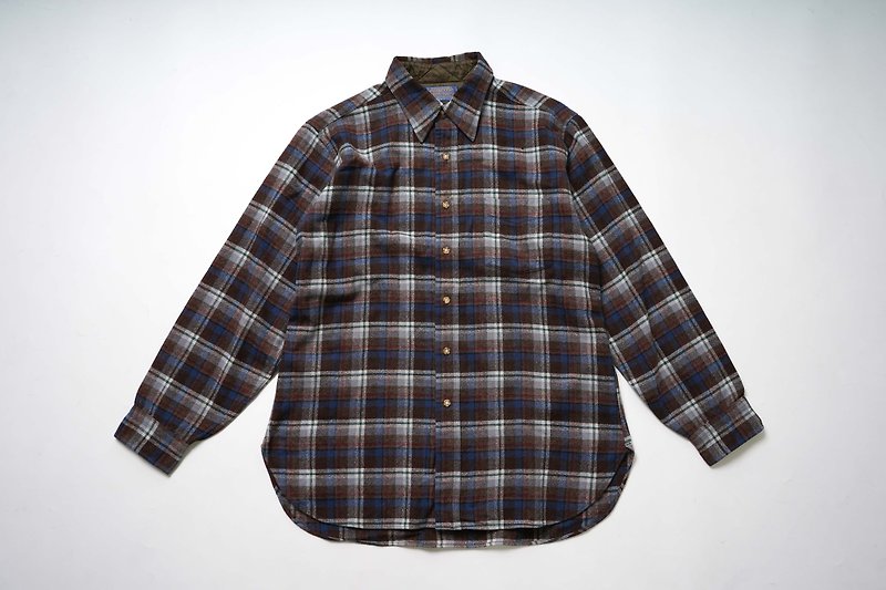 vintage pendleton wool shirt6 - เสื้อเชิ้ตผู้ชาย - ไฟเบอร์อื่นๆ หลากหลายสี