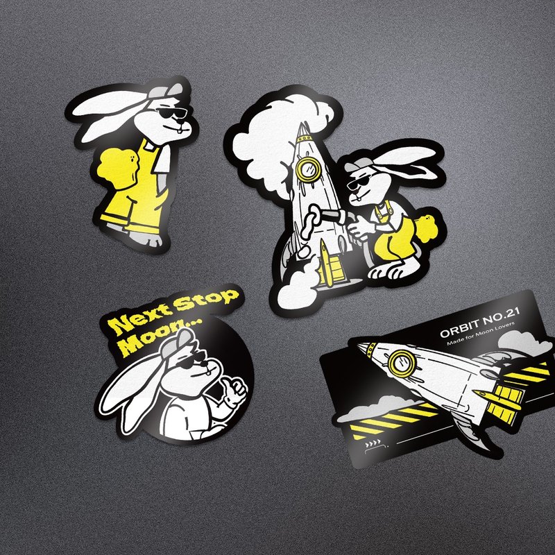 【預購】 潮兔微防水貼紙 Sticker - 貼紙 - 紙 多色