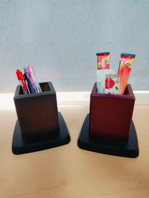 Bestar 木質文具禮品 高階筆筒/化妝收納筒/實木/禮品