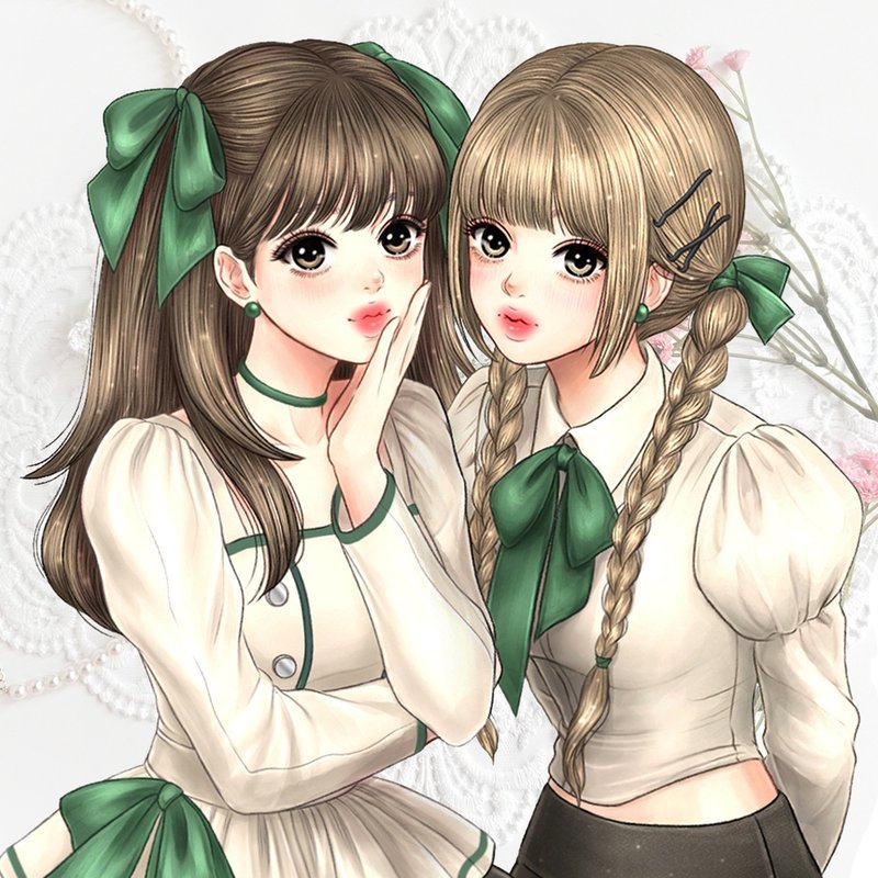 Bay&Kate sticker - 貼紙 - 紙 