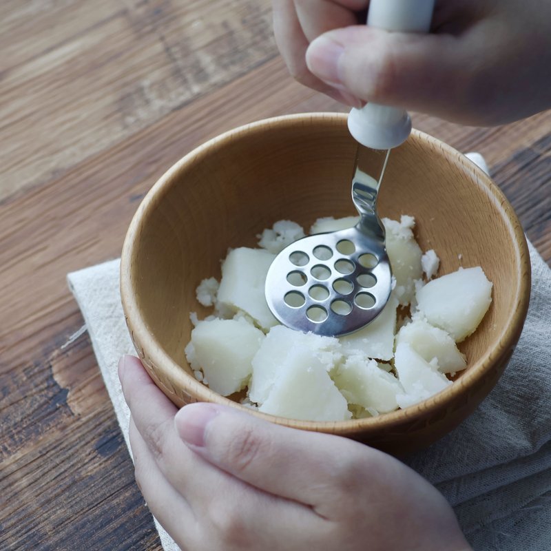日本【SALUS 佐藤金屬】mini壓泥器 - 廚具 - 不鏽鋼 銀色