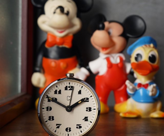dikte praktijk Passend Vintage Dutch wind-up alarm clock made by HEMA store in the 1970s - Shop  L&R Antiques and Curiosa Clocks - Pinkoi