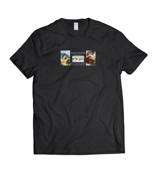 蟲蟲商號X原創設計T-shirt 創造亞當-T-shirt 白/黑/灰/藏青