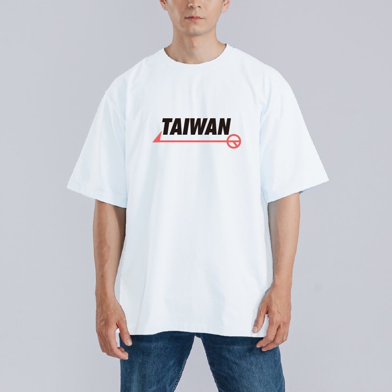 TAIWAN 大罷免 大同意 阿美同款 衣服 落肩 厚磅 寬版 T恤 白T 白 - 男 T 恤 - 棉．麻 多色