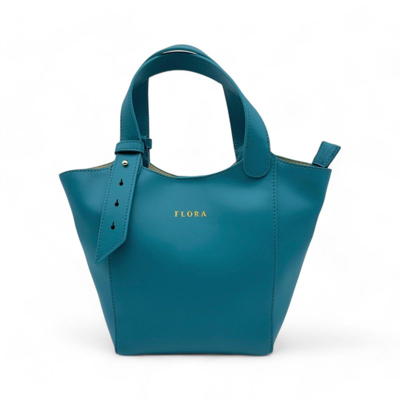 Loft genuine leather tote bag - กระเป๋าถือ - หนังแท้ สีน้ำเงิน