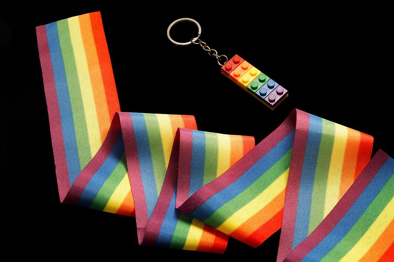 【Additional purchase】Celebrating the legalisation of the same-sex marriage (TW) - Keychains - Other Man-Made Fibers Multicolor