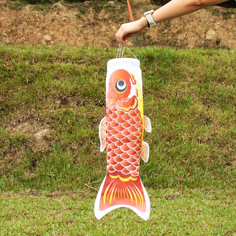Taiwan Fish Flag 60 CM (Chocolate) - ของวางตกแต่ง - เส้นใยสังเคราะห์ สีนำ้ตาล