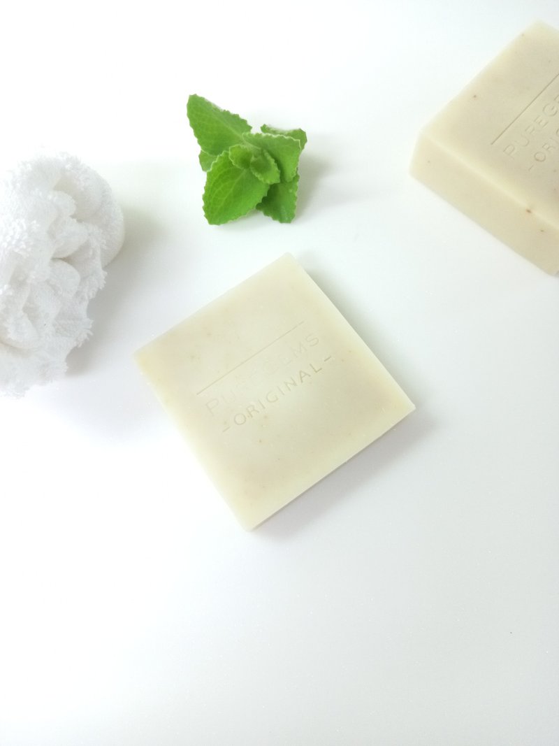 PUREGEMS  蜂膠。左手香甜杏仁。檸檬 薄荷。手工皂 || 大小任選 - 肥皂/手工皂 - 其他材質 綠色