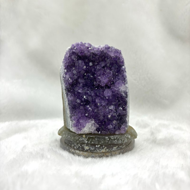 *God-sent gift - Recharge - Spirituality*Natural Brazilian Amethyst Town Amethyst - ของวางตกแต่ง - คริสตัล สีม่วง