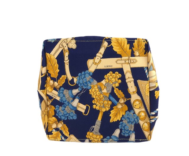 Loewe Vintage Bicolor Twist Handle 2way Shoulder Bag - Blue