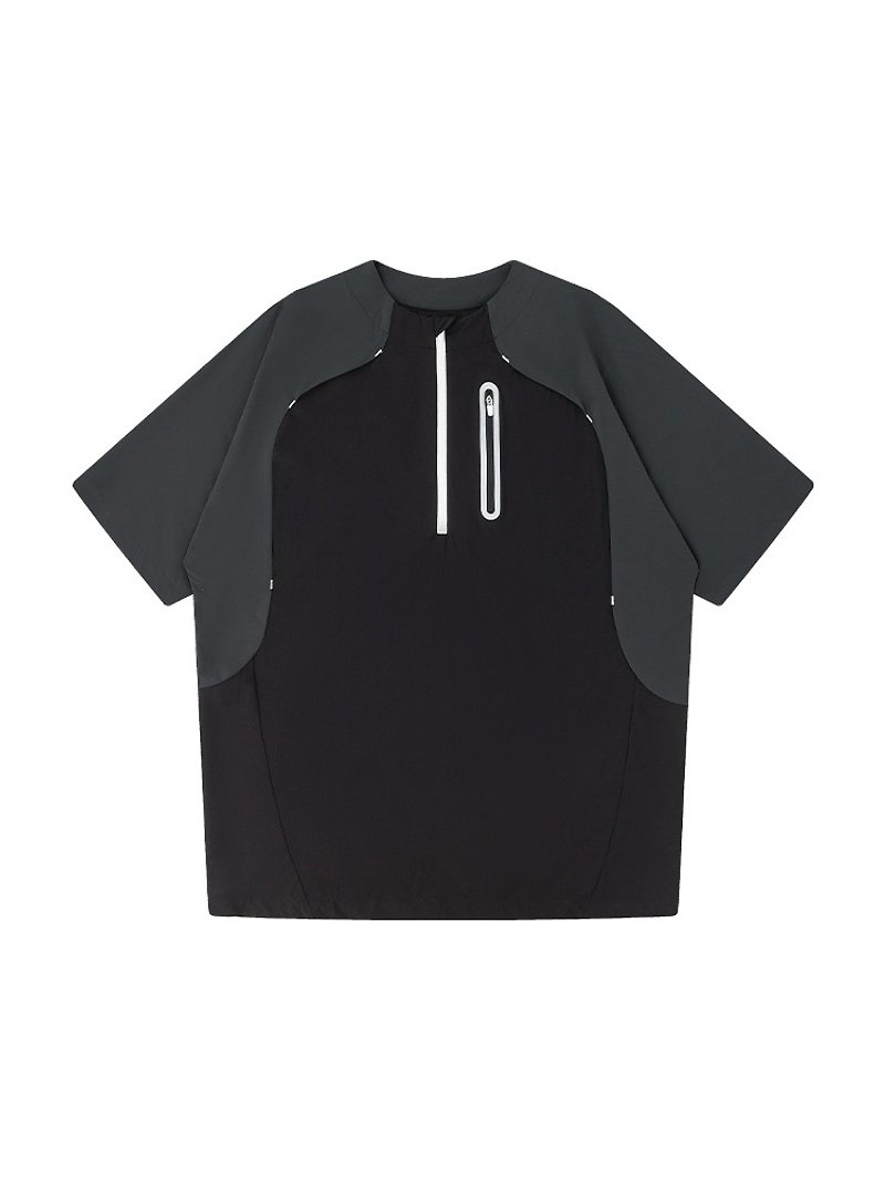 Hidden Teflon Teflon three-proof short-sleeved T-shirt summer half-sleeved - Men's T-Shirts & Tops - Other Materials Black