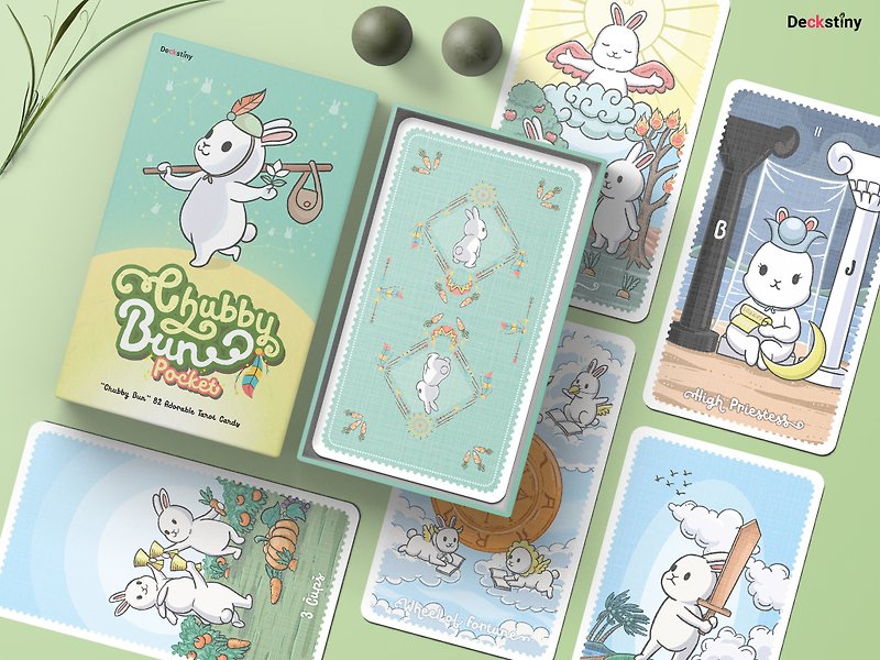 Chubby Bun Tarot V.4 : Pocket Edition - Cards & Postcards - Paper White