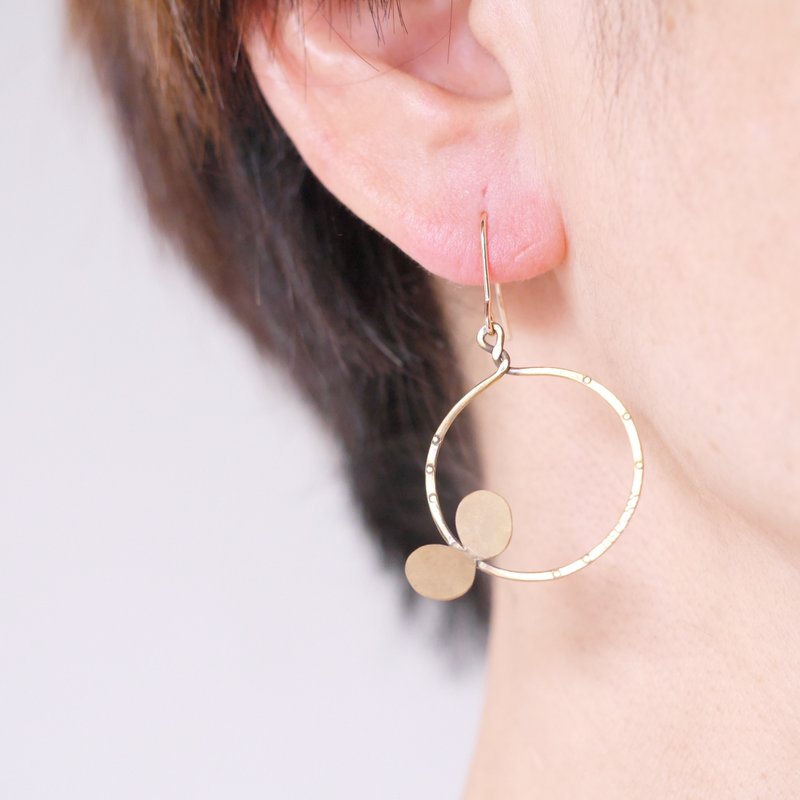 BRASS SWING earrings made to order - Earrings & Clip-ons - Copper & Brass Gold