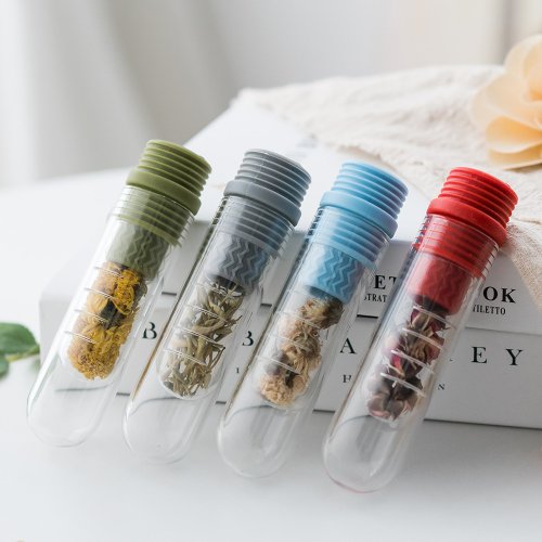 PO: 【泡茶神器】環保茶水分離玻璃試管泡茶棒贈收納袋 母親節禮物
