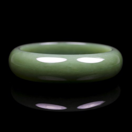 正佳珠寶 Gemsrich Jewelry 【正佳珠寶】和田碧玉 頂級俄碧白佳麗手鐲 手圍內徑57.5mm