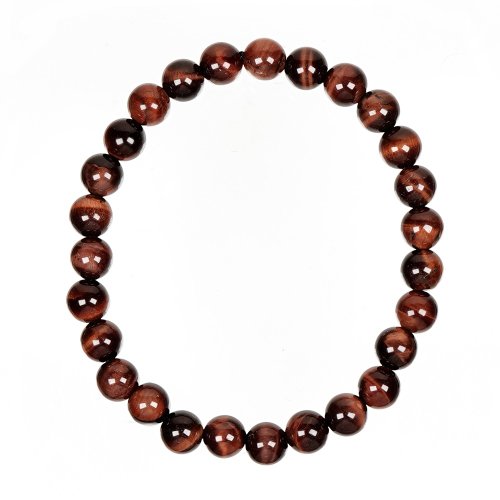 正佳珠寶 Gemsrich Jewelry 【正佳珠寶】紅虎眼 頂級雙眼虎眼石 6mm 紅虎眼手珠
