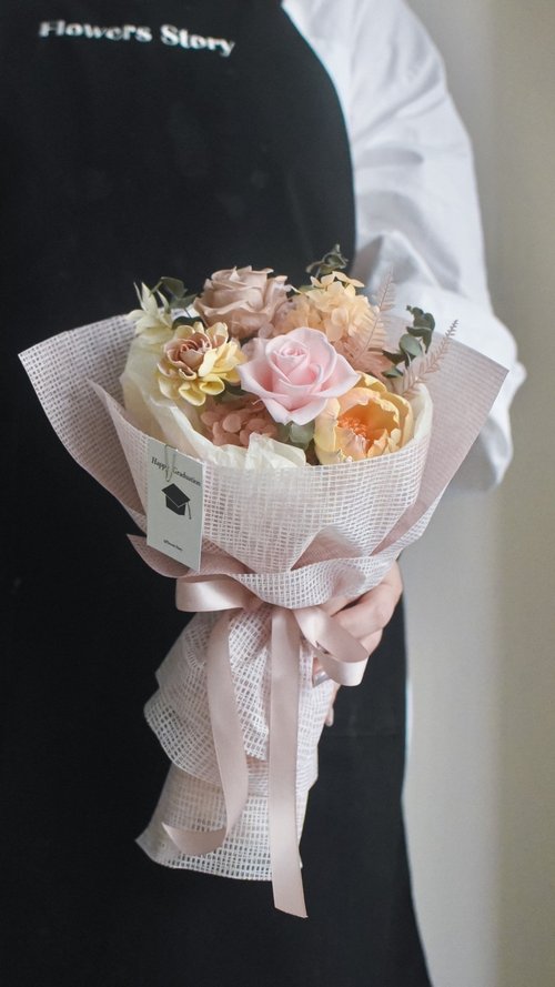 タイプA/卒業式ブーケ 卒業シーズン 卒業式花 カスタマイズされた卒業