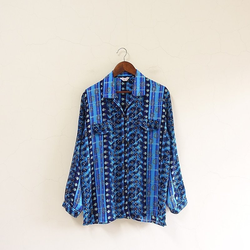 │Slowly│Bubbles/vintage shirts│vintage. Retro. Literary - Women's Shirts - Polyester Multicolor
