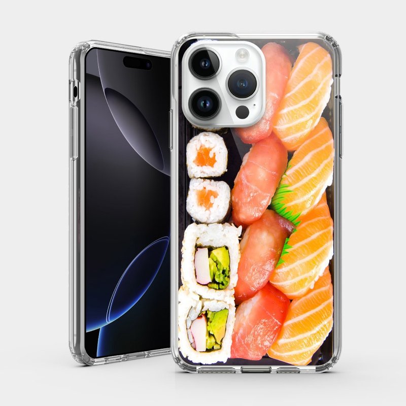 握壽司 iPhone全系列  i16 i15 i14 i13 i12 透明手機殼 PS150 - 手機殼/手機套 - 塑膠 多色