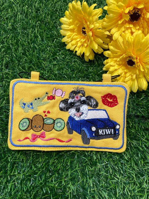 G.Lin embroidery 菁繡 刺繡車牌客製化寵物頭像刺繡車牌