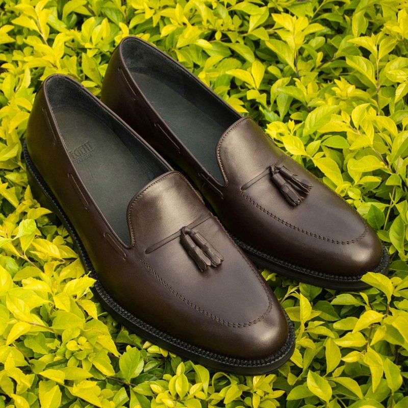 REGENT 素雅穗飾樂福鞋-咖/ Tassel Loafer-Brown - 男皮鞋 - 真皮 咖啡色